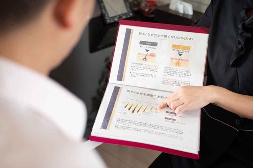 ヒゲ脱毛の説明